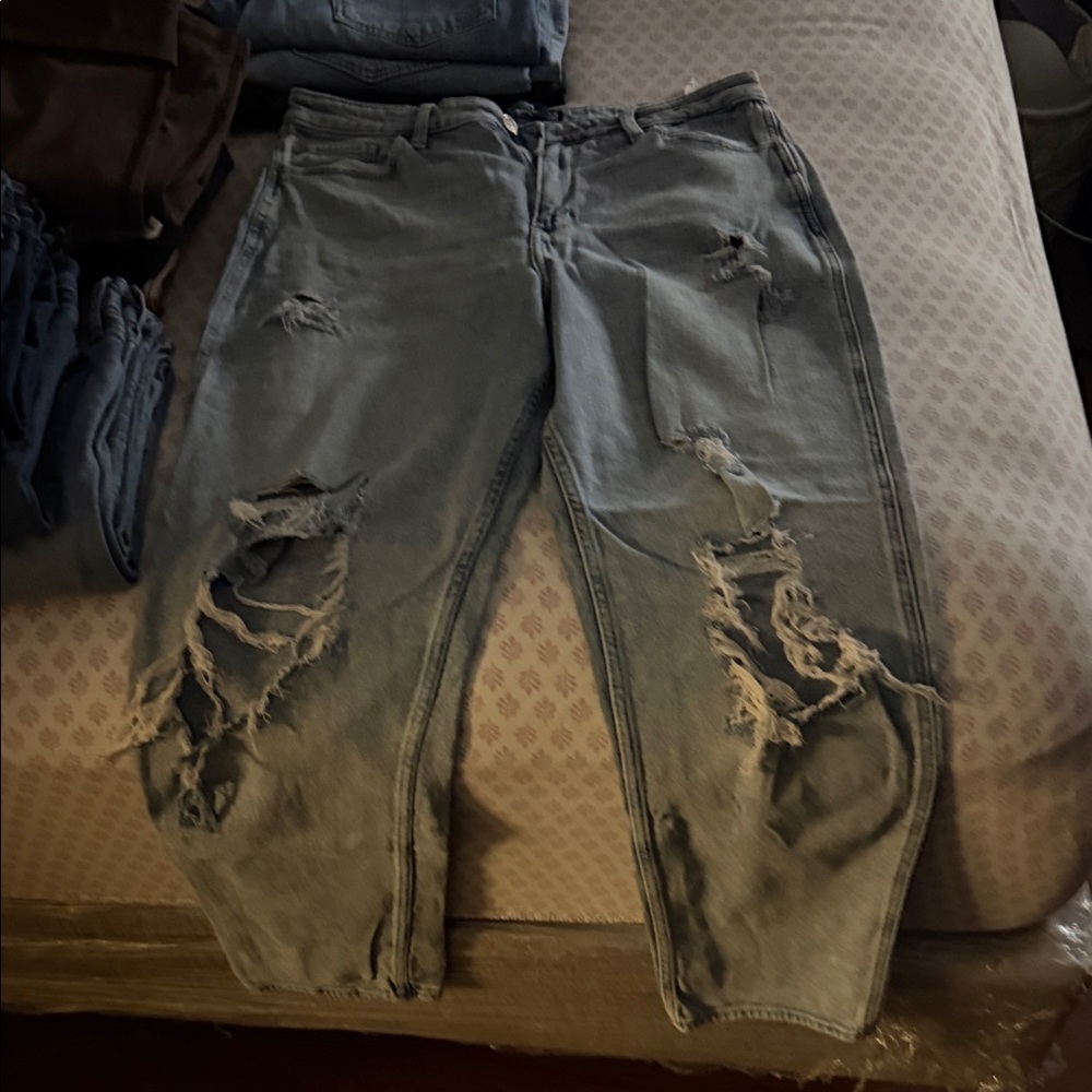 Hollister Light Blue Boyfriend Jeans